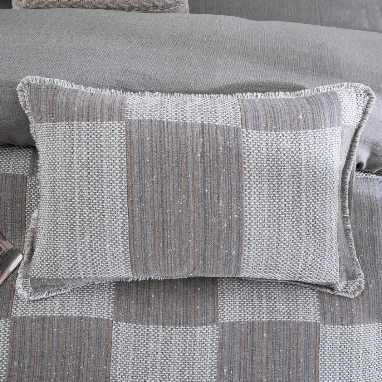 91家纺网 家纺一手货源 找家纺 （总）仰望棉麻双层纱供应链 2026新款棉麻流苏款四件套