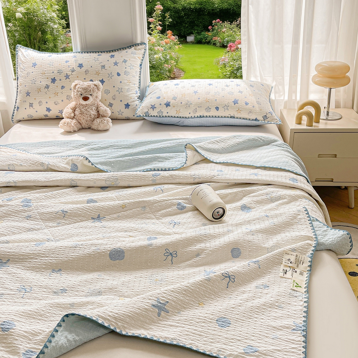 91家纺网 家纺一手货源 找家纺 犇牛仓储供应链 2026新款泡芙棉新疆棉花夏被被子被芯 神秘海域