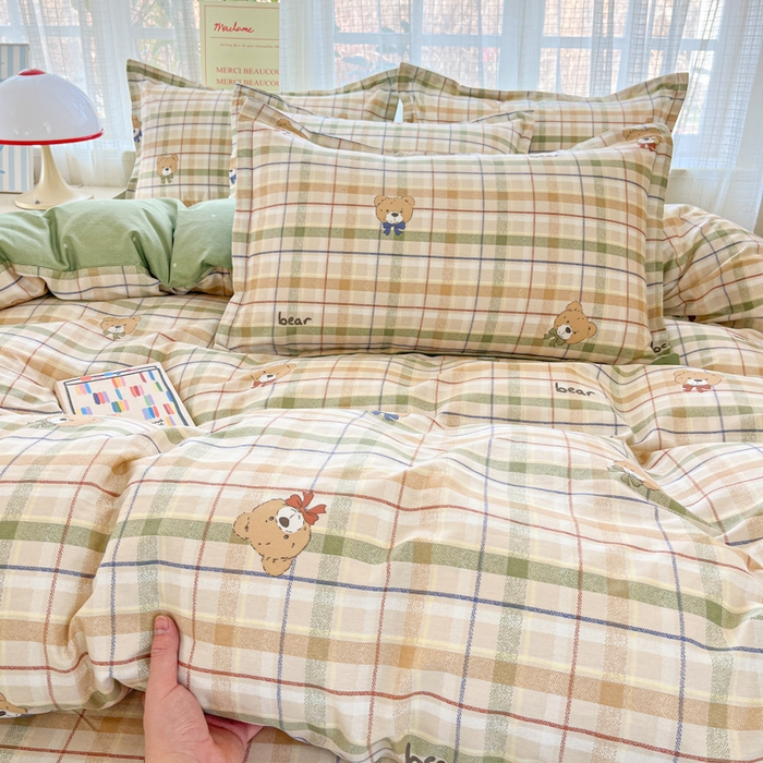 91家纺网 家纺一手货源 找家纺 （总）好亿来家纺 2026新款全棉纯棉印花小清新单枕套枕套单件