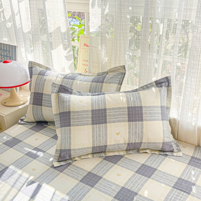 91家纺网 家纺一手货源 找家纺 （总）好亿来家纺 2026新款全棉纯棉印花小清新单枕套枕套单件