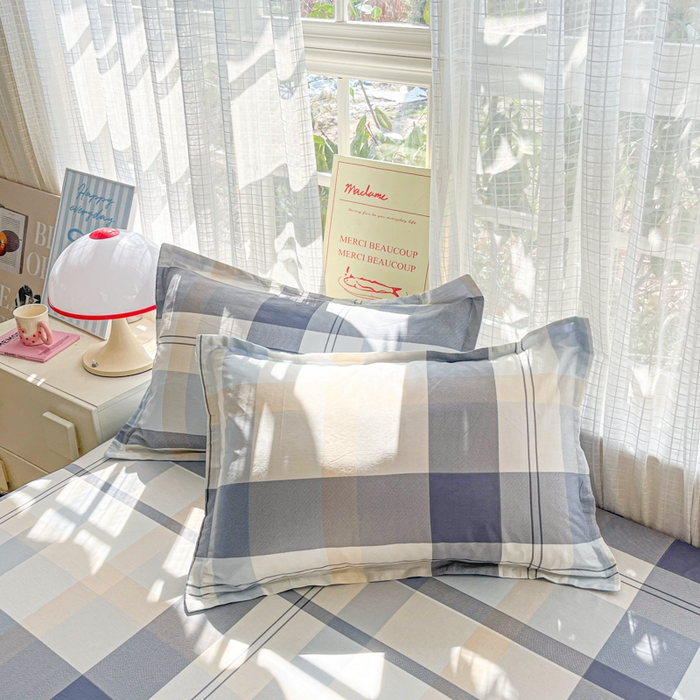 91家纺网 家纺一手货源 找家纺 （总）好亿来家纺 2026新款全棉纯棉印花小清新单枕套枕套单件