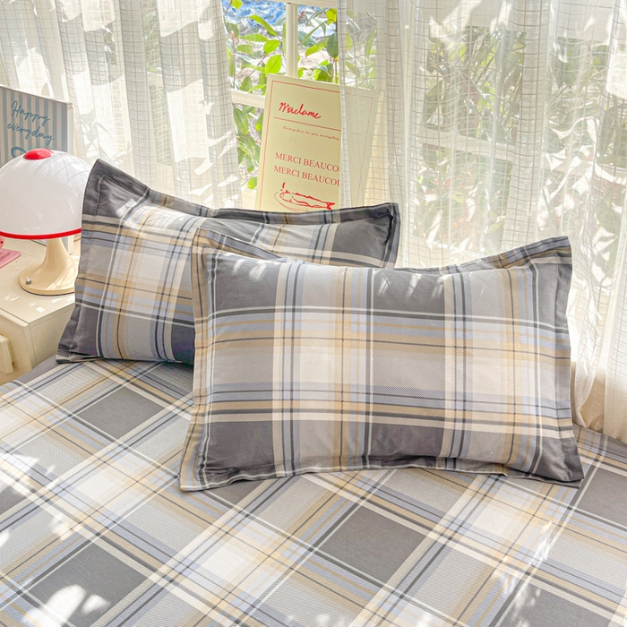 91家纺网 家纺一手货源 找家纺 （总）好亿来家纺 2026新款全棉纯棉印花小清新单枕套枕套单件