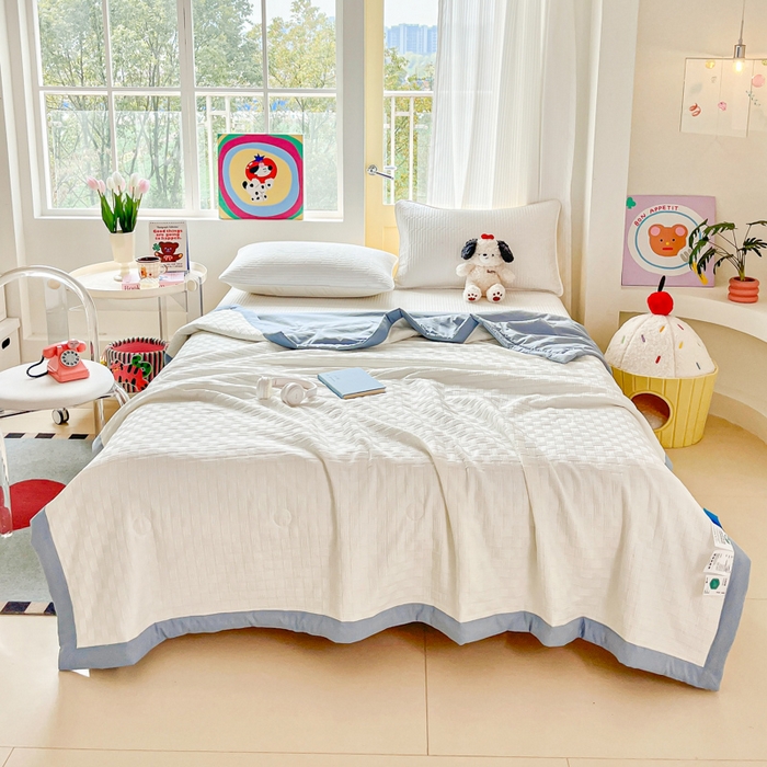 91家纺网 家纺一手货源 找家纺 （总）犇牛仓储供应链 2026春夏新款A类全棉纯棉毛巾绣卡通款四件套拉布布