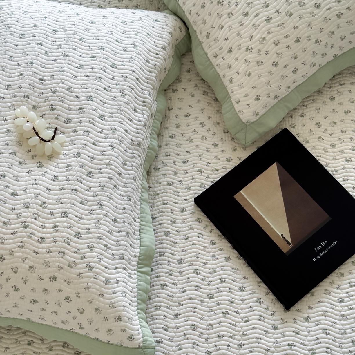 91家纺网 家纺一手货源 找家纺 （总）床盖工厂店 2026新款莫代尔天丝床盖波浪纹绗缝床盖三件套