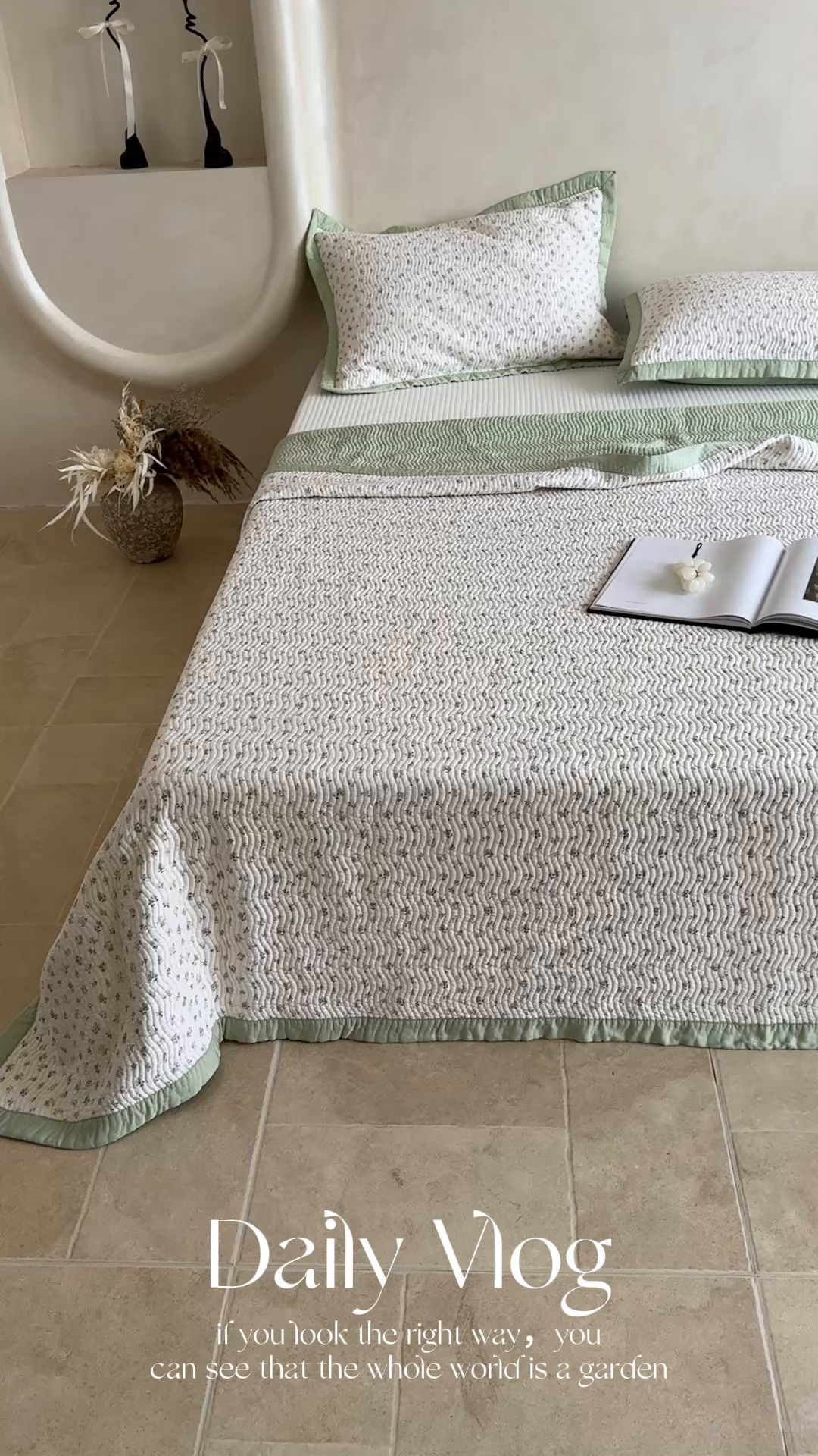 91家纺网 家纺一手货源 找家纺 （总）床盖工厂店 2026新款莫代尔天丝床盖波浪纹绗缝床盖三件套