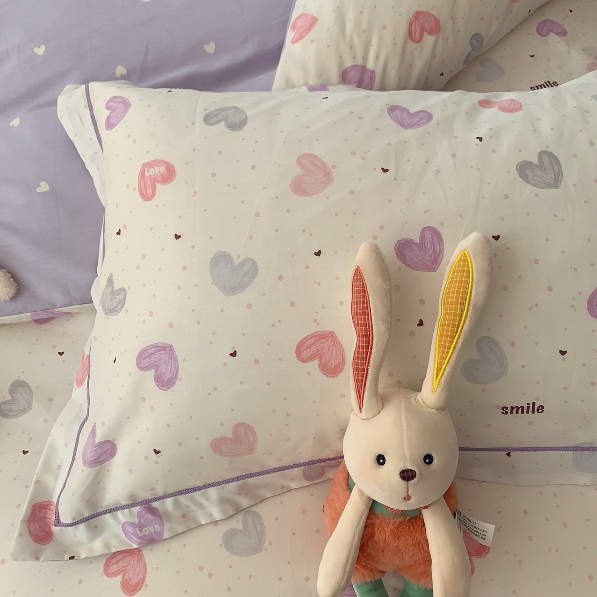 91家纺网 家纺一手货源 找家纺 奈萝家纺 2025新款全棉纯棉小清新印花四件套-第一波 浪漫满屋