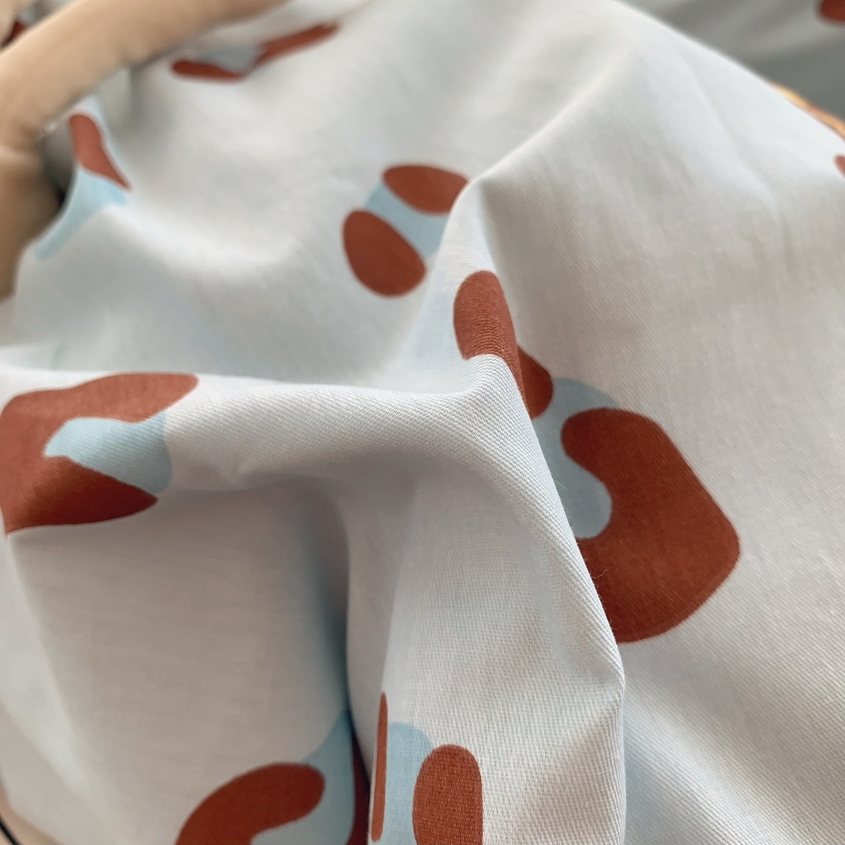 91家纺网 家纺一手货源 找家纺 奈萝家纺 2025新款全棉纯棉小清新印花四件套-第一波 猫咪豹纹蓝