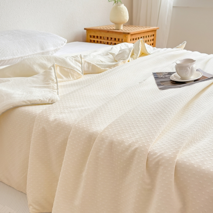 91家纺网 家纺一手货源 找家纺 （总）六合家纺 2026新款A类贡缎提花星空点夏被