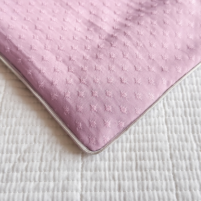 91家纺网 家纺一手货源 找家纺 六合家纺 2026新款A类贡缎提花星空点夏被 星空点-紫