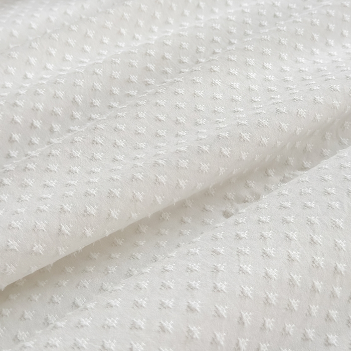 91家纺网 家纺一手货源 找家纺 六合家纺 2026新款A类贡缎提花星空点夏被 星空点-白