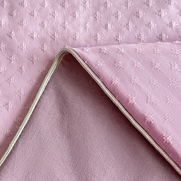 91家纺网 家纺一手货源 找家纺 六合家纺 2026新款A类贡缎提花星空点夏被 星空点-紫