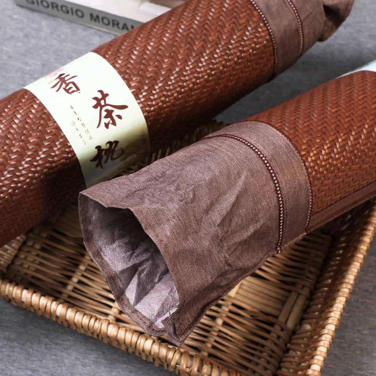 91家纺网 家纺一手货源 找家纺 （总）芯洲  2026新款夏季冰凉清爽藤席凉席颈椎荞麦枕