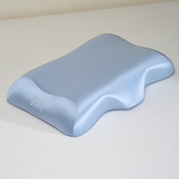 91家纺网 家纺一手货源 找家纺 仁宇枕业 2026新款新品零压深睡记忆棉枕头枕芯 零压记忆枕-蓝色