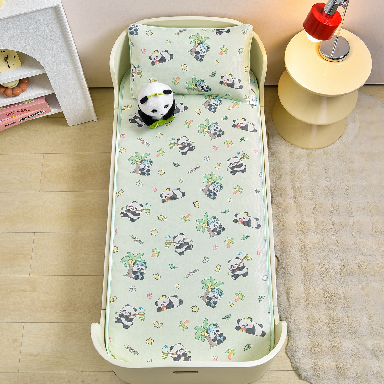 91家纺网 家纺一手货源 找家纺 宝贝优选 2026新款儿童凉席加厚四季床垫午休垫拼接床垫 春游熊宝宝