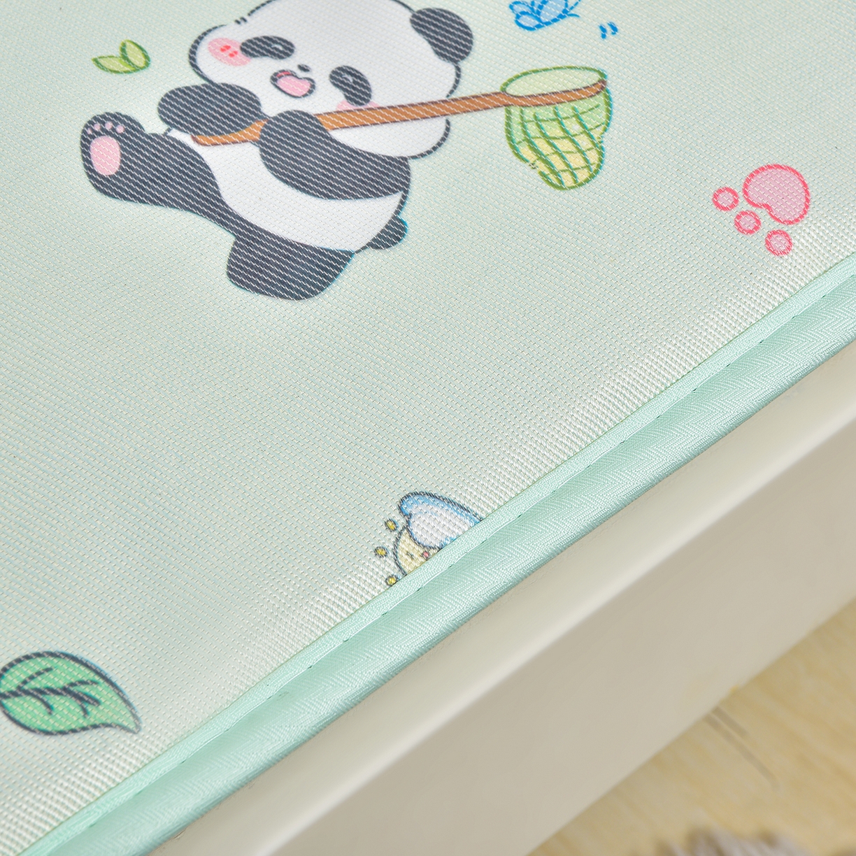 91家纺网 家纺一手货源 找家纺 宝贝优选 2026新款儿童凉席加厚四季床垫午休垫拼接床垫 春游熊宝宝