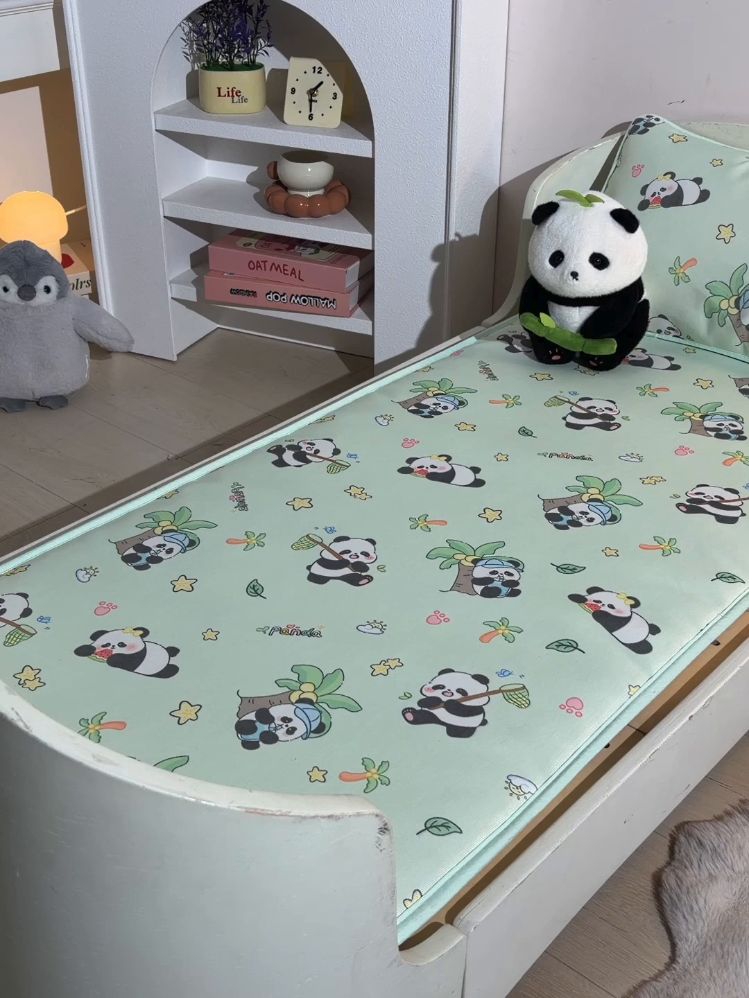 91家纺网 家纺一手货源 找家纺 宝贝优选 2026新款儿童凉席加厚四季床垫午休垫拼接床垫 春游熊宝宝