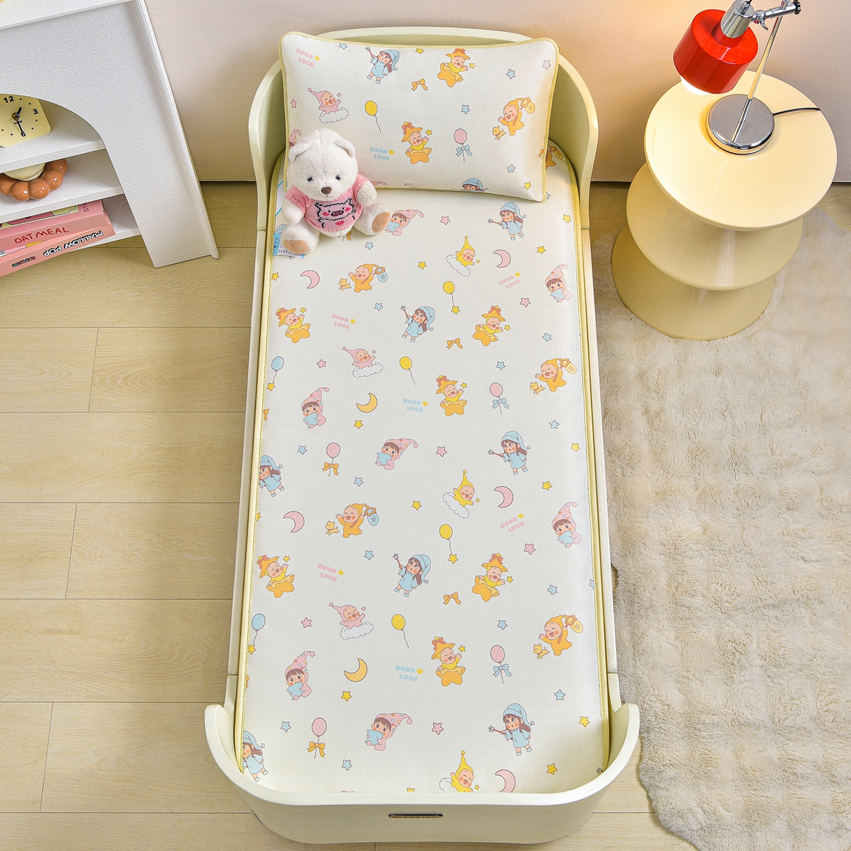 91家纺网 家纺一手货源 找家纺 宝贝优选 2026新款儿童凉席加厚四季床垫午休垫拼接床垫 精灵王国