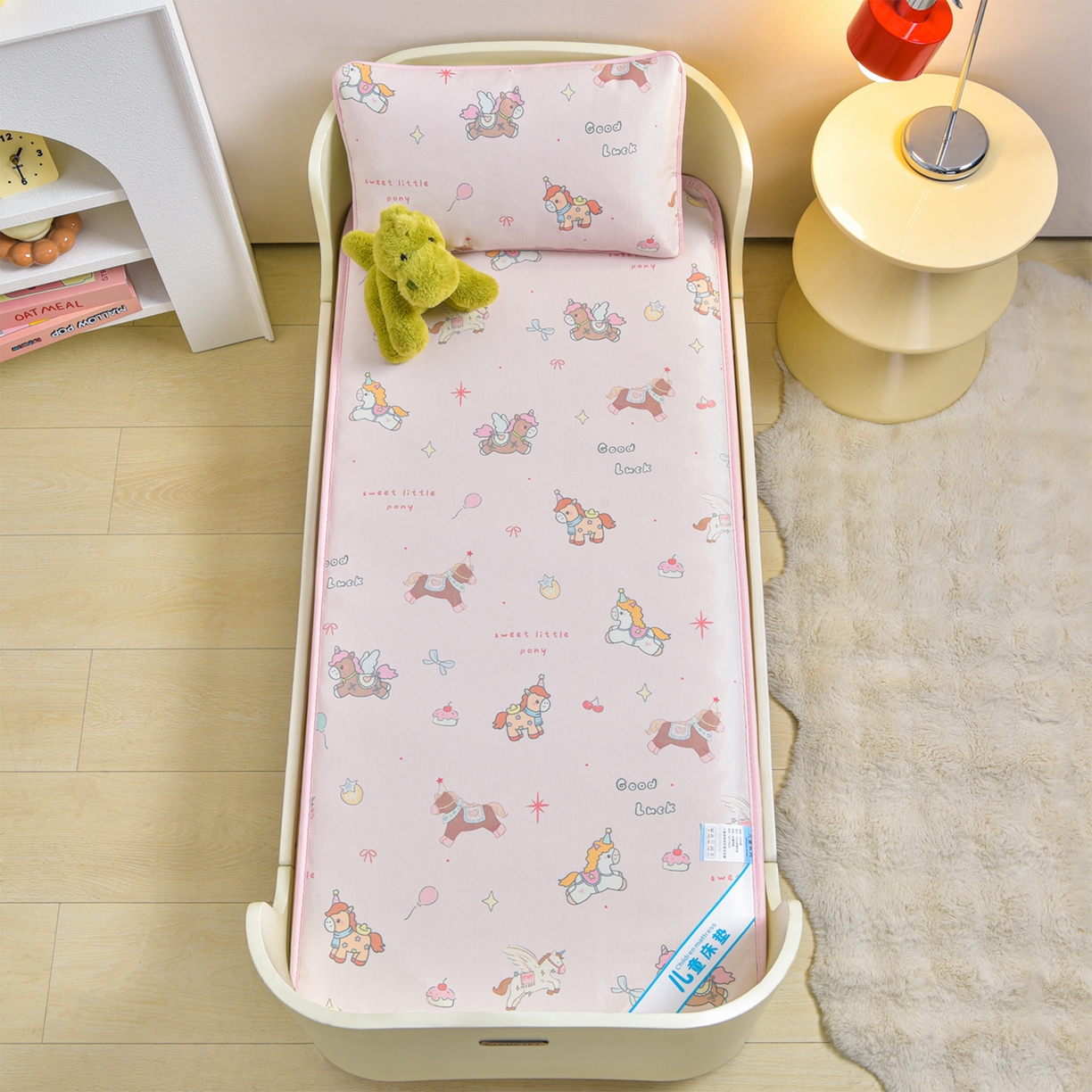 91家纺网 家纺一手货源 找家纺 宝贝优选 2026新款儿童凉席加厚四季床垫午休垫拼接床垫 卡通欢乐园