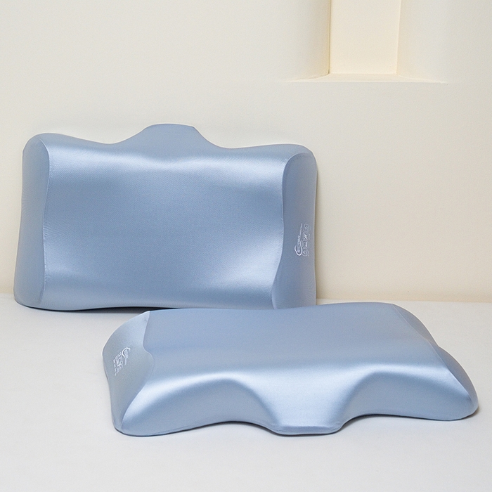 91家纺网 家纺一手货源 找家纺 仁宇枕业 2026新款新品零压深睡记忆棉枕头枕芯 零压记忆枕-蓝色