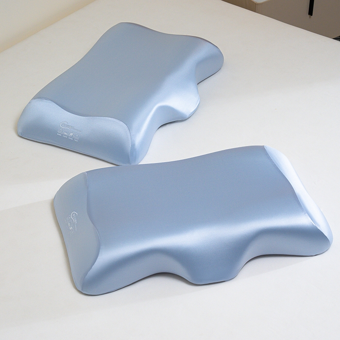 91家纺网 家纺一手货源 找家纺 仁宇枕业 2026新款新品零压深睡记忆棉枕头枕芯 零压记忆枕-蓝色