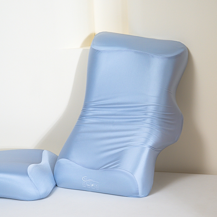 91家纺网 家纺一手货源 找家纺 仁宇枕业 2026新款新品零压深睡记忆棉枕头枕芯 零压记忆枕-蓝色