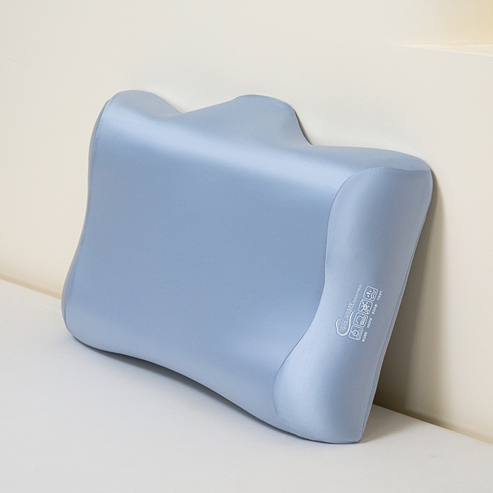 91家纺网 家纺一手货源 找家纺 仁宇枕业 2026新款新品零压深睡记忆棉枕头枕芯 零压记忆枕-蓝色