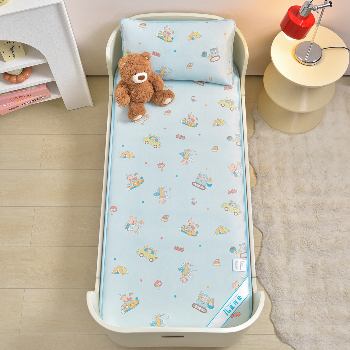 91家纺网 家纺一手货源 找家纺 宝贝优选 2026新款儿童凉席加厚四季床垫午休垫拼接床垫 快乐旅行家