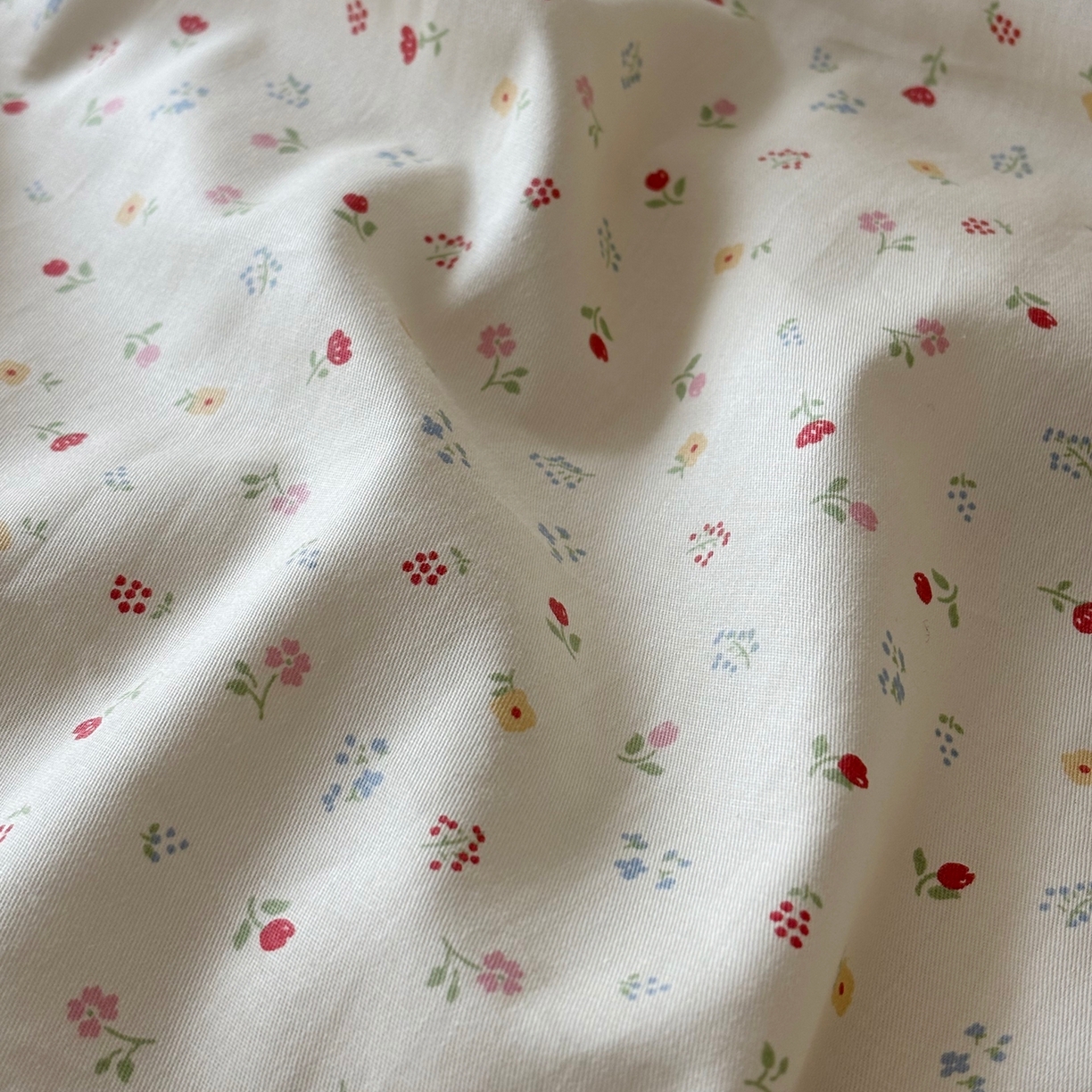 91家纺网 家纺一手货源 找家纺 （总）满座家居 2026新款法式纯棉花边全棉床盖四件套小碎花田园风