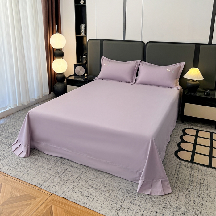 91家纺网 家纺一手货源 找家纺 （总）AB家纺  2026年新款全棉绣花四件套—春妍