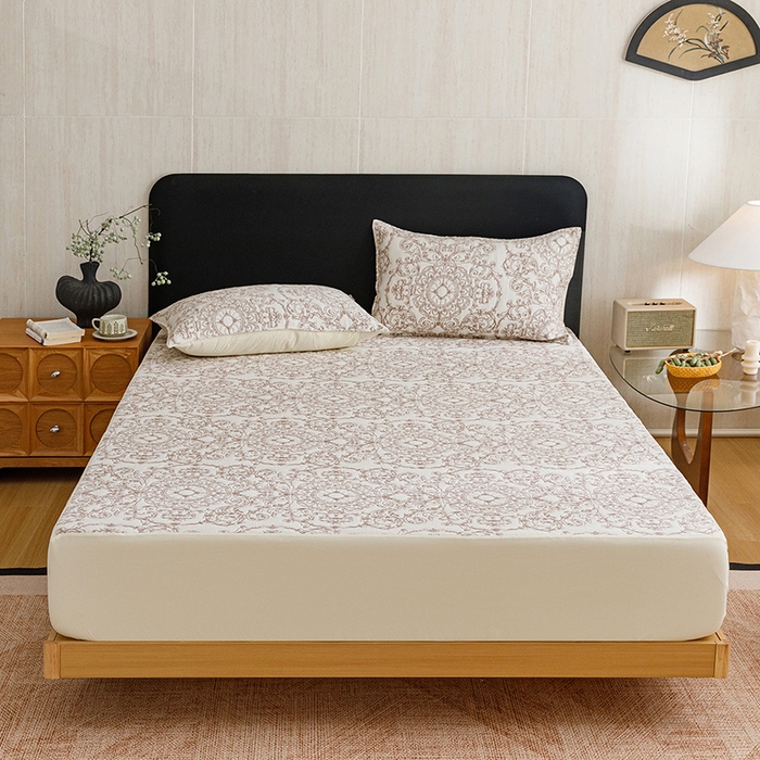 91家纺网 家纺一手货源 找家纺 （总）悦然毛巾被 2026新款全棉三层纱加厚纱布枕套床笠三件套