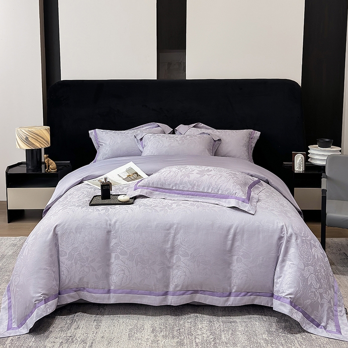 91家纺网 家纺一手货源 找家纺 （总）60支花开富贵长绒棉丝光全棉提花四件套