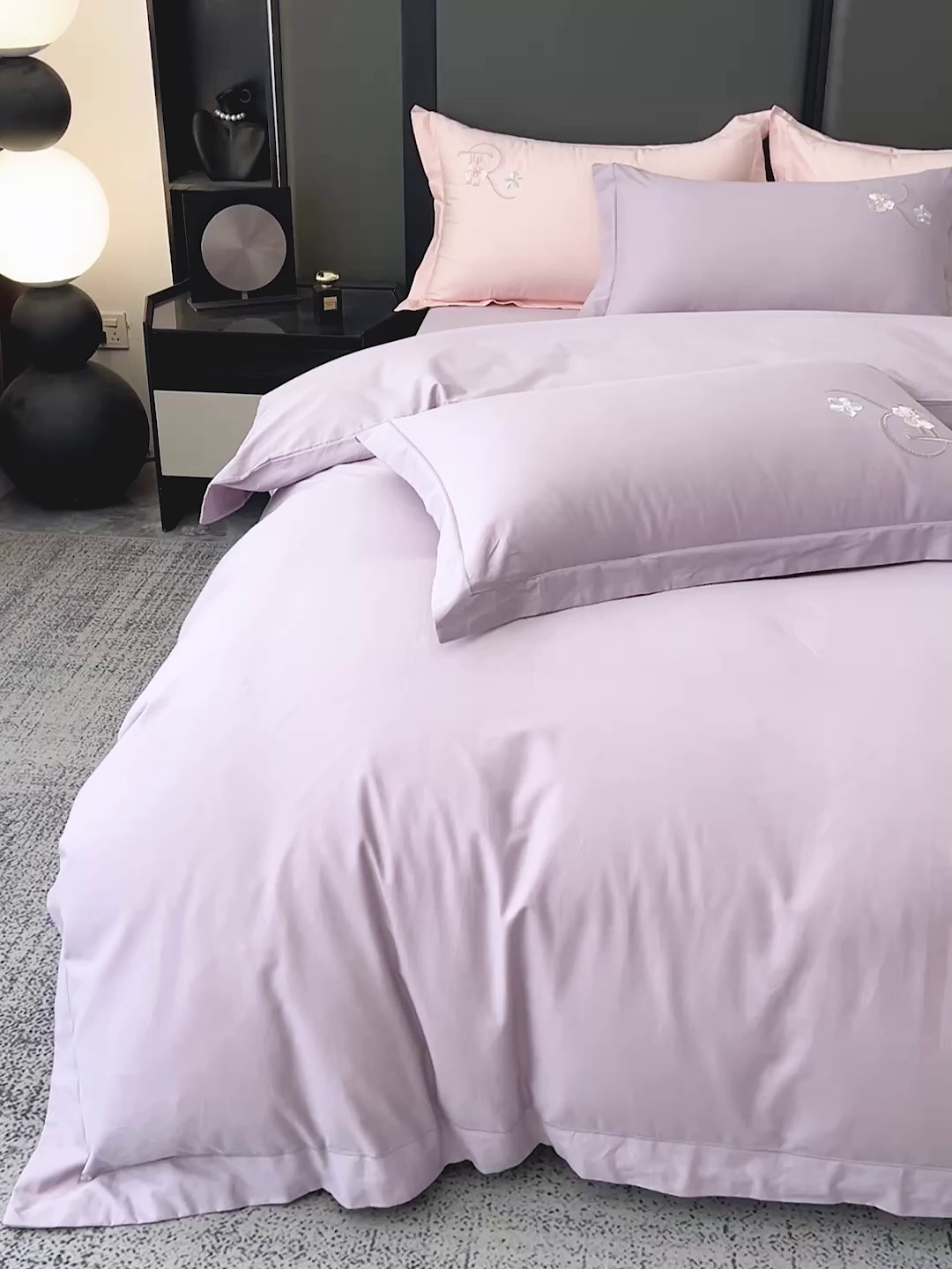 91家纺网 家纺一手货源 找家纺 （总）AB家纺  2026年新款全棉绣花四件套—春妍