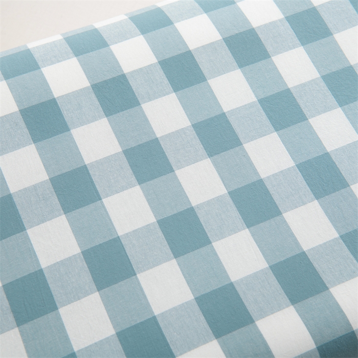 91家纺网 家纺一手货源 找家纺 仁宇枕业 2026新款全棉色织水洗棉儿童乳胶枕中老年成人乳胶枕头枕芯 无印风乳胶枕-蓝白大格