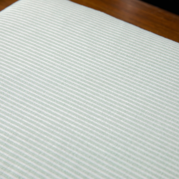 91家纺网 家纺一手货源 找家纺 仁宇枕业 2026新款全棉水洗棉二合一可拆分全棉荞麦壳组合牵引枕枕头枕芯 无印条纹风组合系列荞麦枕-绿色