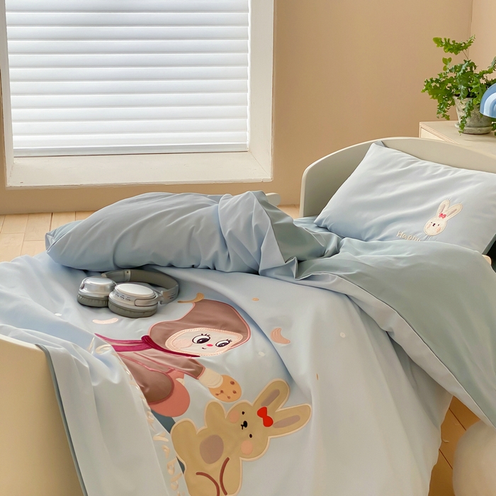 91家纺网 家纺一手货源 找家纺 （总）宝贝优选 2026新款100支澳棉纯棉幼儿园学生三件套多件套