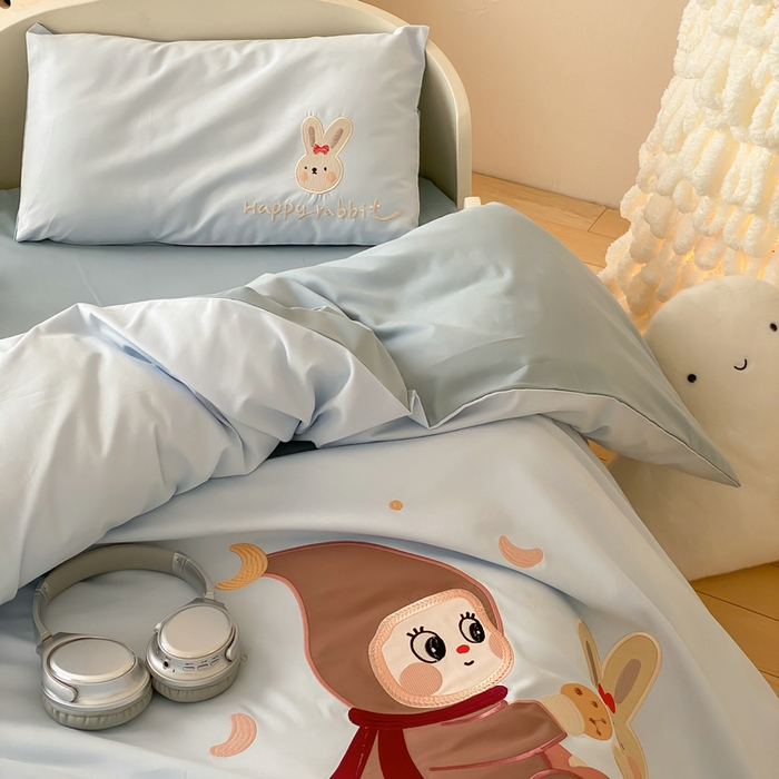 91家纺网 家纺一手货源 找家纺 （总）宝贝优选 2026新款100支澳棉纯棉幼儿园学生三件套多件套