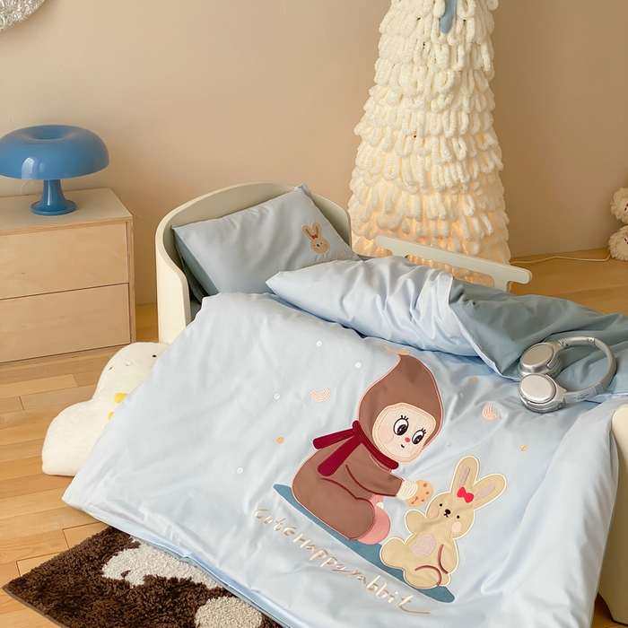 91家纺网 家纺一手货源 找家纺 （总）宝贝优选 2026新款100支澳棉纯棉幼儿园学生三件套多件套