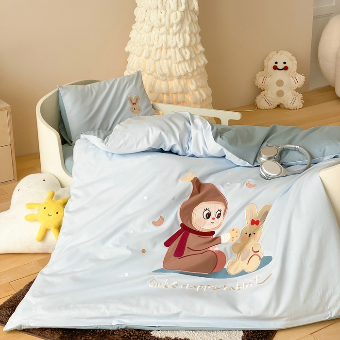 91家纺网 家纺一手货源 找家纺 （总）宝贝优选 2026新款100支澳棉纯棉幼儿园学生三件套多件套