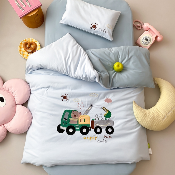 91家纺网 家纺一手货源 找家纺 （总）宝贝优选 2026新款100支澳棉纯棉幼儿园学生三件套多件套