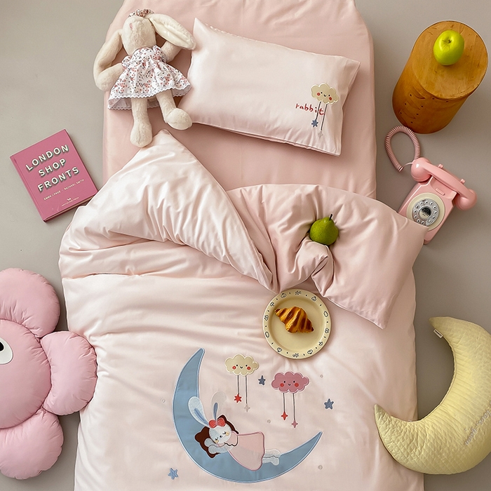 91家纺网 家纺一手货源 找家纺 （总）宝贝优选 2026新款100支澳棉纯棉幼儿园学生三件套多件套