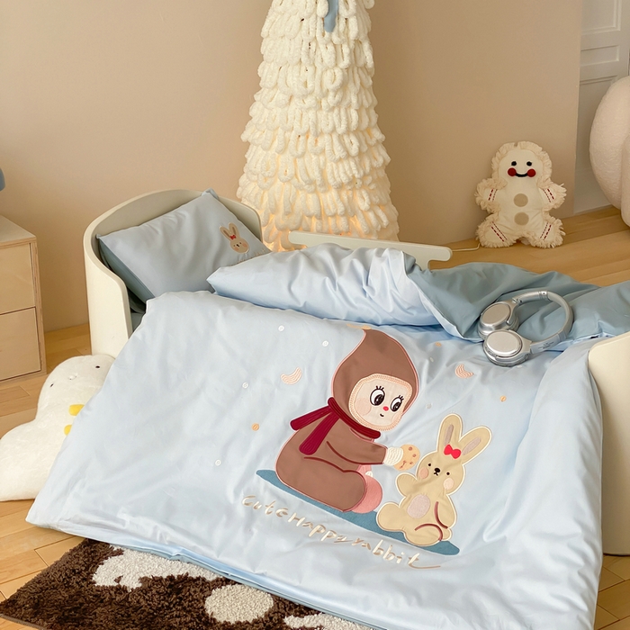 91家纺网 家纺一手货源 找家纺 宝贝优选 2026新款100支澳棉纯棉幼儿园学生三件套多件套 卡卡男孩