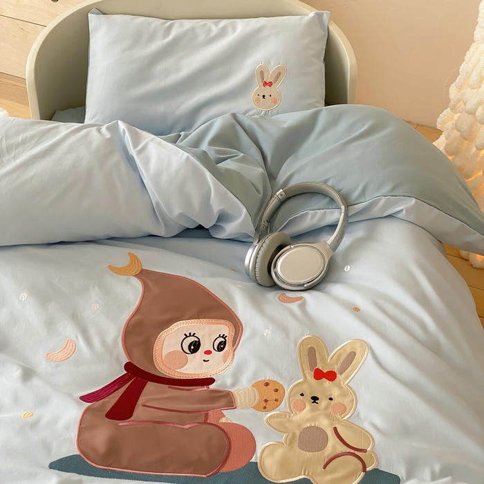 91家纺网 家纺一手货源 找家纺 宝贝优选 2026新款100支澳棉纯棉幼儿园学生三件套多件套 卡卡男孩