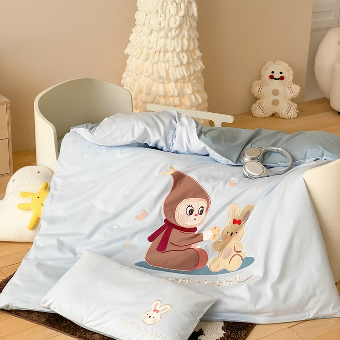 91家纺网 家纺一手货源 找家纺 宝贝优选 2026新款100支澳棉纯棉幼儿园学生三件套多件套 卡卡男孩