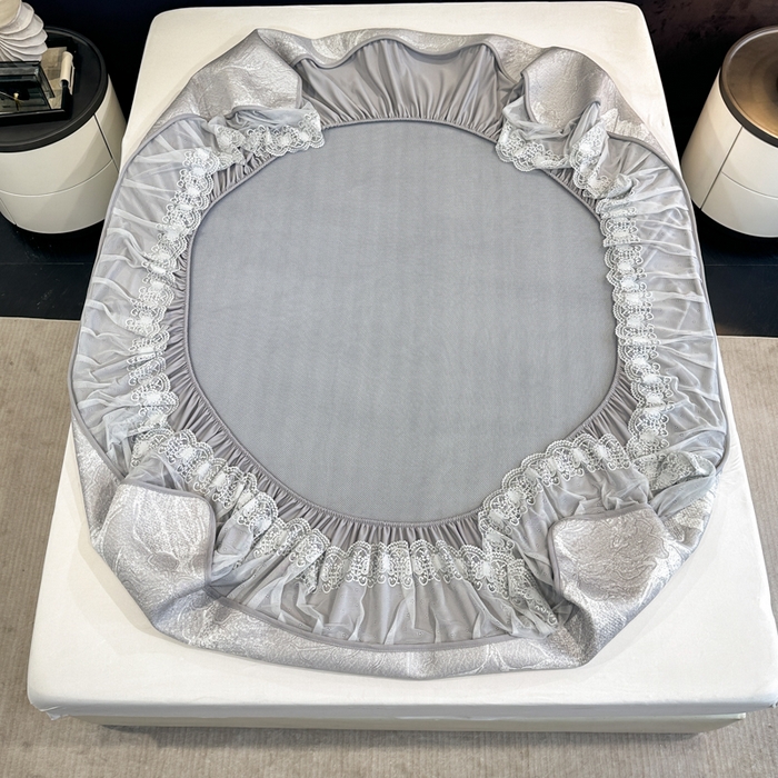 91家纺网 家纺一手货源 找家纺 （总）布柔 2026新款PE床笠床裙凉席中分子双面提花复合凉豆豆软席二合一可机洗