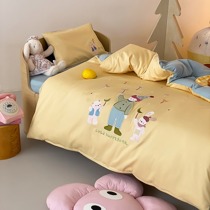 91家纺网 家纺一手货源 找家纺 宝贝优选 2026新款100支澳棉纯棉幼儿园学生三件套多件套 梦想王子