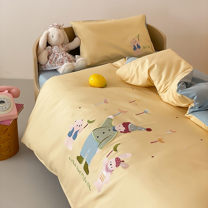 91家纺网 家纺一手货源 找家纺 宝贝优选 2026新款100支澳棉纯棉幼儿园学生三件套多件套 梦想王子