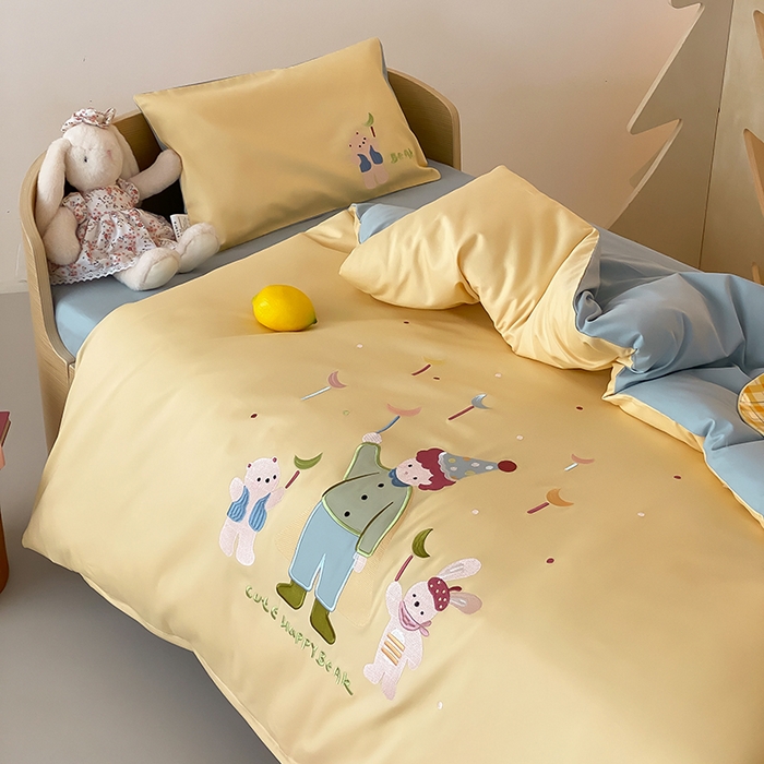 91家纺网 家纺一手货源 找家纺 宝贝优选 2026新款100支澳棉纯棉幼儿园学生三件套多件套 梦想王子