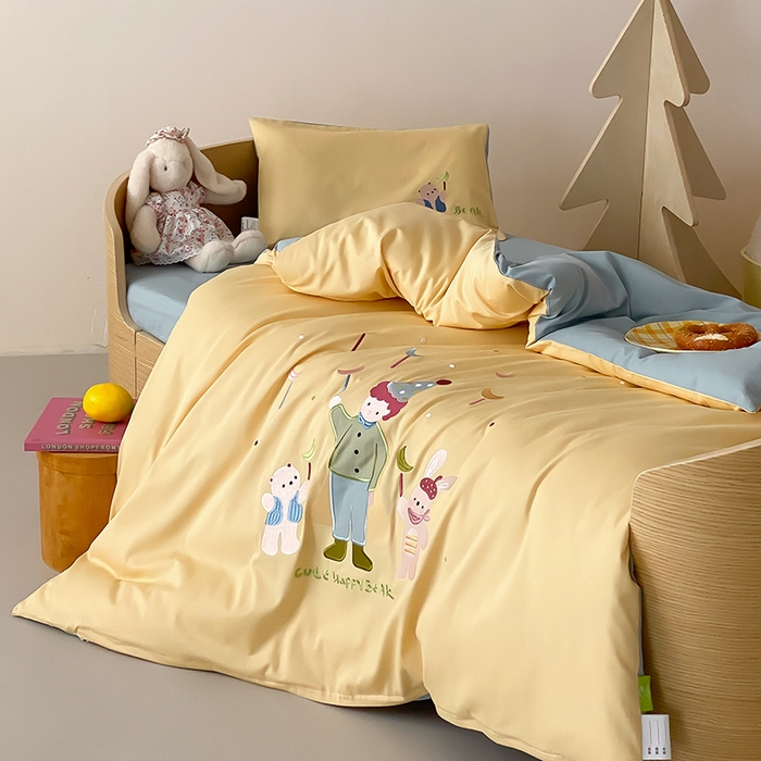 91家纺网 家纺一手货源 找家纺 宝贝优选 2026新款100支澳棉纯棉幼儿园学生三件套多件套 梦想王子