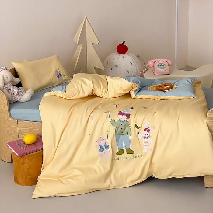 91家纺网 家纺一手货源 找家纺 宝贝优选 2026新款100支澳棉纯棉幼儿园学生三件套多件套 梦想王子