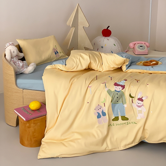 91家纺网 家纺一手货源 找家纺 宝贝优选 2026新款100支澳棉纯棉幼儿园学生三件套多件套 梦想王子